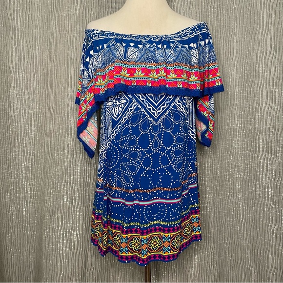 Flying Tomato vibrant off shoulder dress - Picture 4 of 10